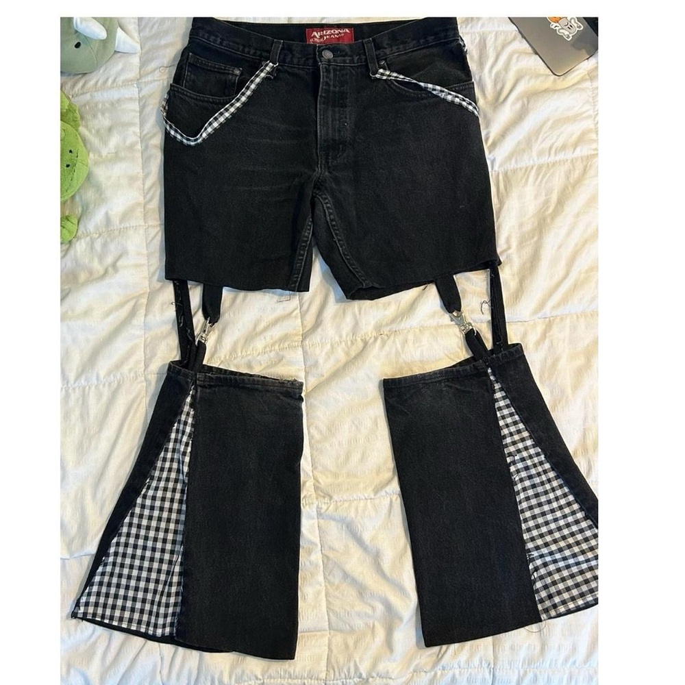 Tripp Inspired Diy Checkered/ Gingham Patch Jeans - image 1